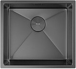 Кухонная мойка ZorG Zerox 49 U / IF PVD Gunblack, фото 3