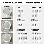 Wellsee Зеркало с фоновой LED-подсветкой 7 Rays' Spectrum 172200870, 70 х 50 см (с сенсором и регулировкой, фото 7