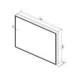 Wellsee Зеркало с фоновой LED-подсветкой 7 Rays' Spectrum 172200870, 70 х 50 см (с сенсором и регулировкой, фото 10