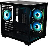 Корпус XASTRA QW400M 3ARGB-C6-AC QW400M-3FM12A-C6-AC (черный), фото 5