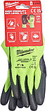 Перчатки хозяйственные Milwaukee Hi-Vis Cut level 3/C 7/S 4932479721, фото 3