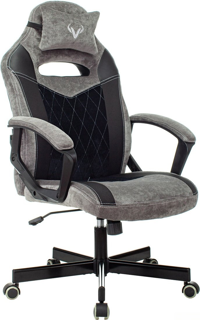 Офисное кресло Бюрократ Zombie Viking 6 Knight Fabric (серый/черный)