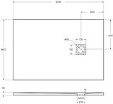 Душевой поддон BelBagno TRAY-MR-UNO-AH-120/80-35-W 120x80, фото 7