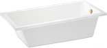 Ванна Wellsee FreeDom 180x85 231103004 (встраиваемая ванна белый глянец, сифон-автомат золото), фото 2