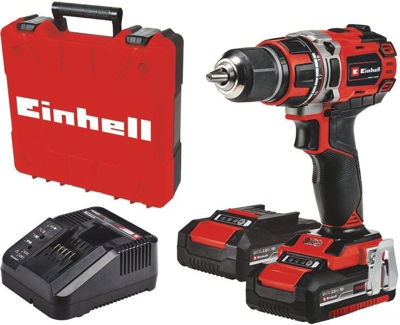 Дрель-шуруповерт Einhell TE-CD 18/50 Li BL 4513896 (с 2-мя АКБ, кейс)