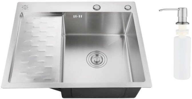 Кухонная мойка РМС MRK-6350R (с дозатором)