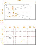 Душевой поддон RGW TSS-W 90x180, фото 7