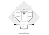 Кухонная мойка Polygran Riff 800 (космос), фото 3