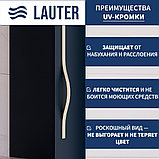 Lauter Шкаф-полупенал Навесной Eva (гранатовый полуматовый, ручка из матовой стали), фото 2