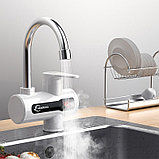 Проточный электрический водонагреватель-кран Saniteco WM-001-C2 (белый), фото 4