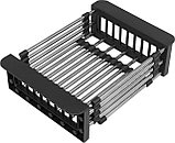 Кухонная мойка Basic CL DS Decor 50x50 (черный, коландер, дозатор), фото 4