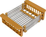 Кухонная мойка Basic CL DS Decor 45x50 (золото, коландер, дозатор), фото 4