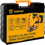 Электролобзик Deko DKJS20 Li-ion 085-1326 (с 1-им АКБ, кейс), фото 7