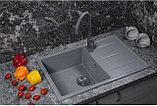 Кухонная мойка AV Engineering Benefit AVE730470SLA (серебристый), фото 4