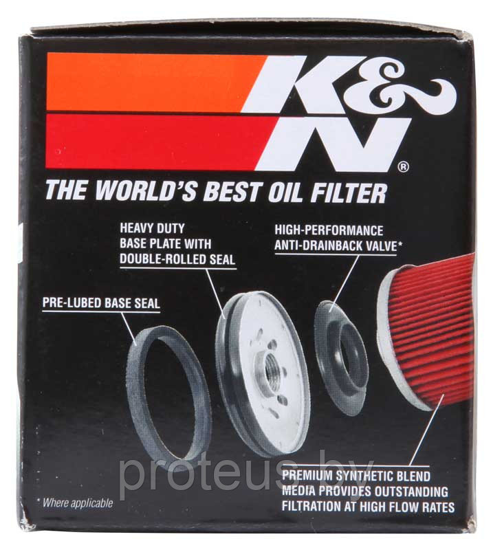 Фильтр спортивный масляный KN-138 K&N (USA) для SUZUKI GSXR600 / 750 и тд. - фото 2 - id-p36670040