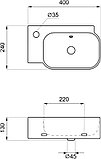 Умывальник Lavinia Boho Bathroom Sink Slim 33311053, фото 6