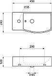 Умывальник Lavinia Boho Bathroom Sink Slim 33311031, фото 6