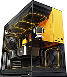 Корпус Geometric Future Model 5 5FAN (черный/желтый), фото 2