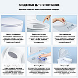 Унитаз подвесной Wellsee Chalice Perfection RimFree 182608001 (чаша, пневмокрышка, матовый белый), фото 6
