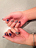 Долговременное покрытие ногтей гель-лаком с маникюром, фото 3