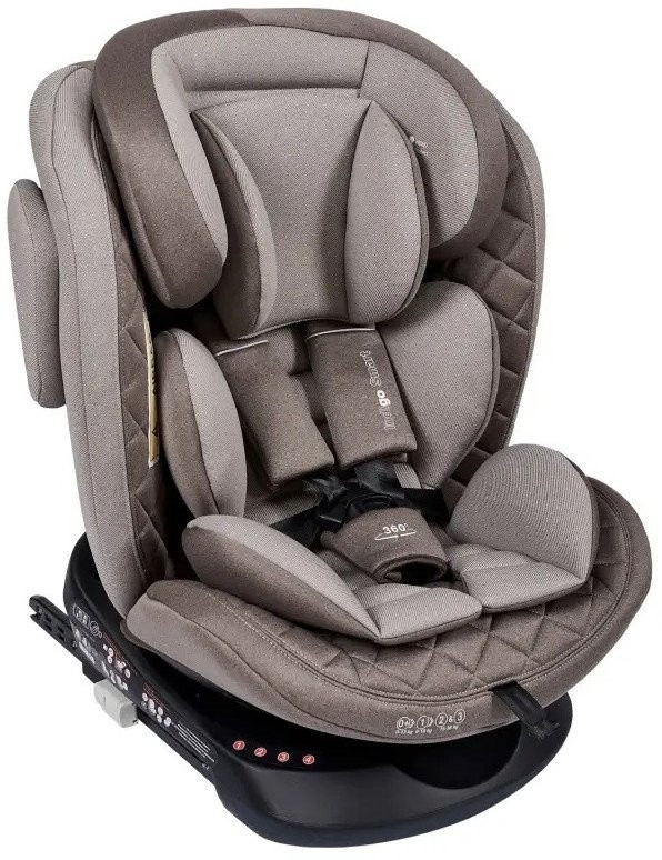 Детское автокресло Indigo Smart Isofix (бежевый/коричневый)