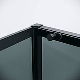 Душевой уголок Grossman Style 100x100x195 120.K33.05.1010.21.10 (черный матовый/стекло тонированное), фото 5