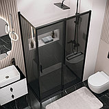 Душевой уголок Grossman Style 100x100x195 120.K33.05.1010.21.10 (черный матовый/стекло тонированное), фото 10