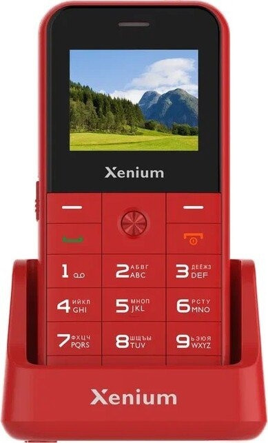 Телефон Xenium X718 (красный)