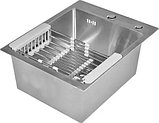 Кухонная мойка Wisent WS-34050/GER013 (с сифоном, дозатором и коландером), фото 9