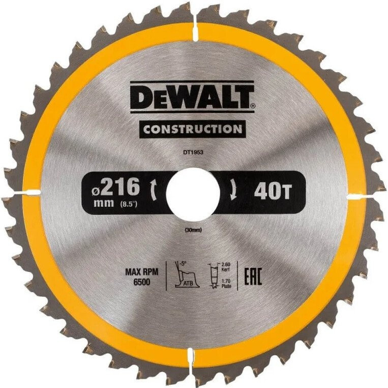 Пильный диск DeWalt DT1953