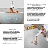Ванна Wellsee Chic Riviera 179x84,5 236803003 (отдельностоящая ванна белый глянец, экран, ножки, сифон-автомат, фото 6