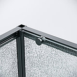 Душевой уголок Grossman Galaxy 100x90x195 120.K33.01.1090.21.02 (черный матовый/стекло шиншилла), фото 3