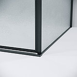 Душевой уголок Grossman Galaxy 100x90x195 120.K33.01.1090.21.02 (черный матовый/стекло шиншилла), фото 5