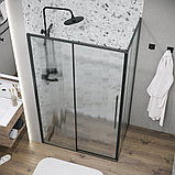 Душевой уголок Grossman Galaxy 100x90x195 120.K33.01.1090.21.02 (черный матовый/стекло шиншилла), фото 9