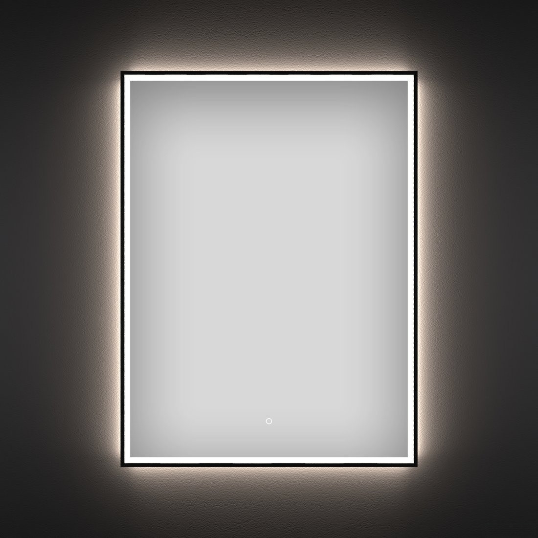 Wellsee Зеркало с фронтальной LED-подсветкой 7 Rays' Spectrum 172201160, 50 х 65 см (с сенсором и регулировкой