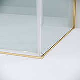 Душевой уголок Grossman Galaxy 100x90x195 120.K33.01.1090.32.00 (золото сатин/прозрачное стекло), фото 5