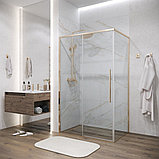 Душевой уголок Grossman Galaxy 100x90x195 120.K33.01.1090.32.00 (золото сатин/прозрачное стекло), фото 6