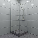 Душевой уголок Triton Терра Хром А1 90х90 без поддона (прозрачное стекло), фото 8
