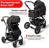 Универсальная коляска Bubago Zoom (3 в 1, черный), фото 2