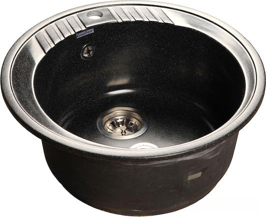 Кухонная мойка GranFest GF-R520 (черный)