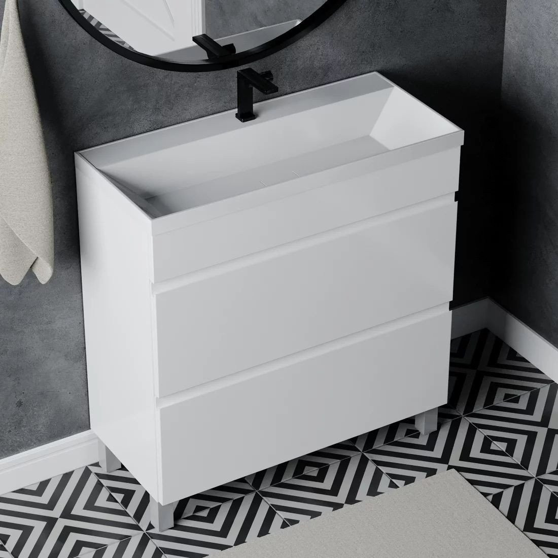 Vela Тумба под умывальник Vela Мира 80Н под Classica Slim TU20986
