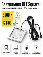 Светильник светодиодный Square, накладной, 6000K, холодный белый, HLT