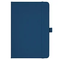 Блокнот Forest Alfa Polo Soft А5, недатированный, в твердой обложке, с петлей для ручки Темно-синий