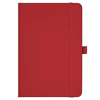 Блокнот Forest Alfa Polo Soft А5, недатированный, в твердой обложке, с петлей для ручки Красный