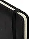 Блокнот А5, 148x218 мм, BRAUBERG "Optimal", под кожу, 80 листов, резинка, держатель для ручки, клетка, фото 5