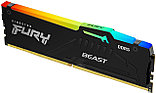 Оперативная память Kingston FURY Beast RGB 8ГБ DDR5 5600 МГц KF556C40BBA-8, фото 2