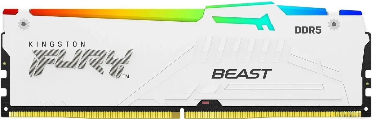 Оперативная память Kingston FURY Beast RGB 16ГБ DDR5 5200 МГц KF552C40BWA-16