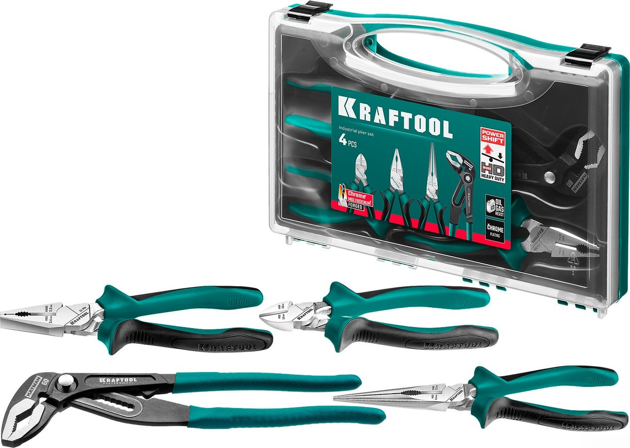 Набор пассатижей KRAFTOOL 22012 (4 предмета)