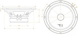 Мидбас DL Audio Grypfon Pro 200 Midbass, фото 4