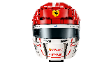 Конструктор Editions Модель шлема Шарля Леклера "Ferrari F1" 886 деталей аналог Lego, фото 2
